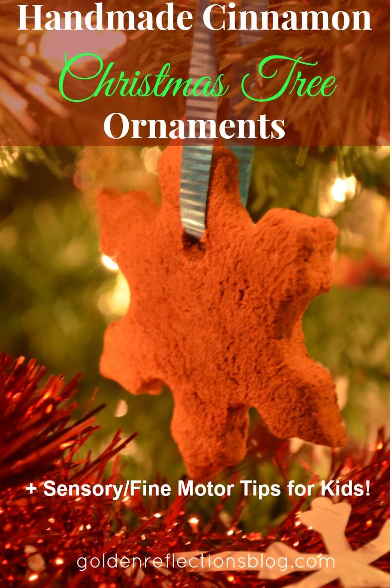 Handmade Cinnamon Christmas Tree Ornaments: Perfect Sensory Activity ...
